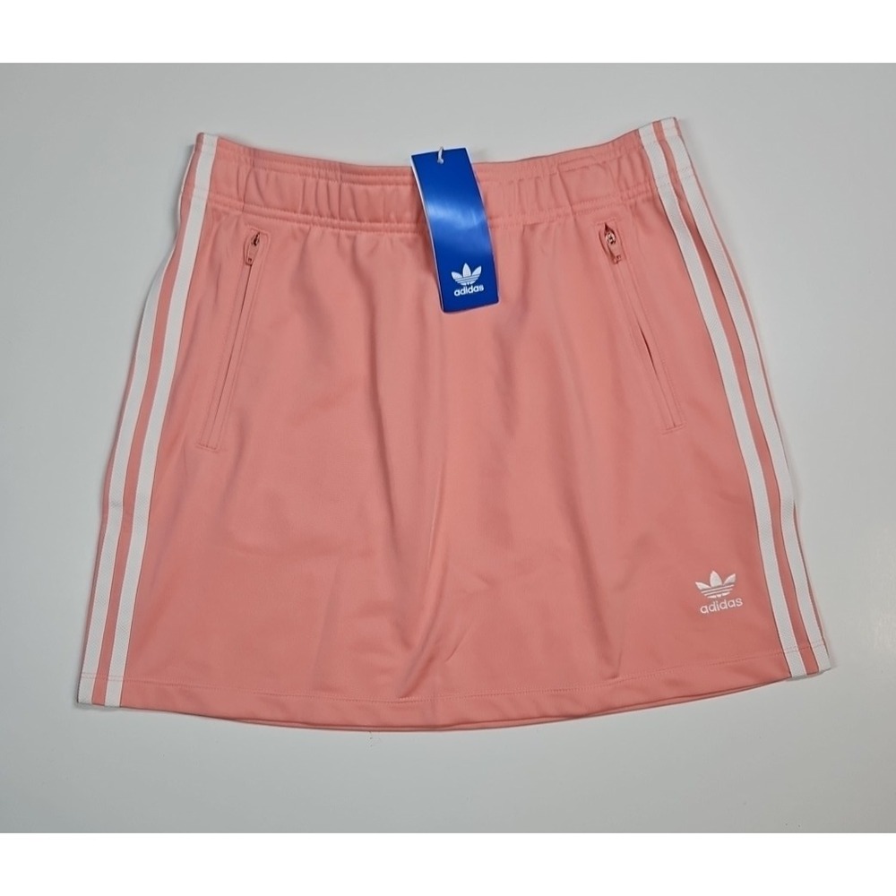 Adidas Originals Girls Pink Firebird 3 Stripe Athletic Skirt Size XL NWT